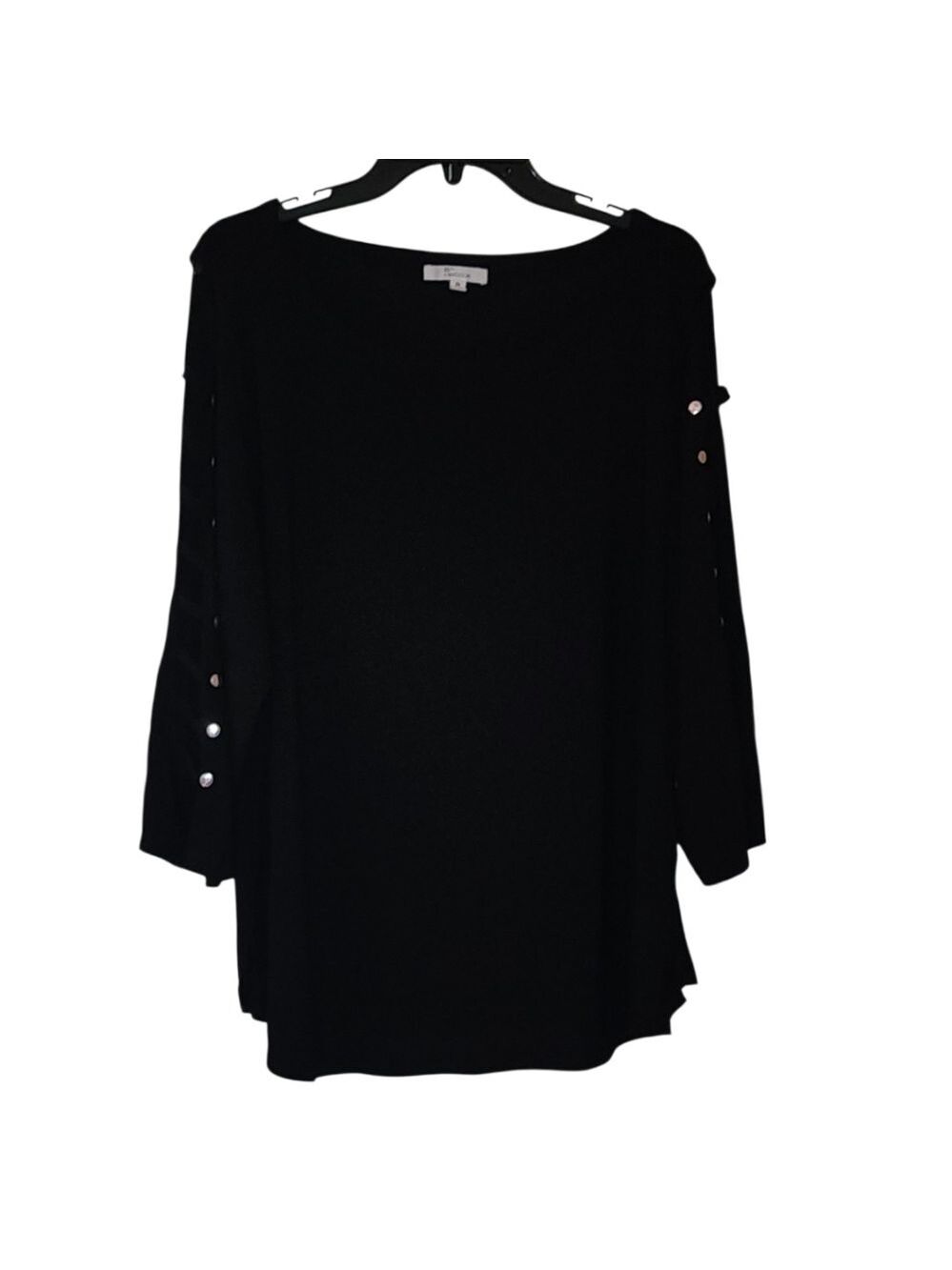 89th & Madison Black Blouse Size 2X